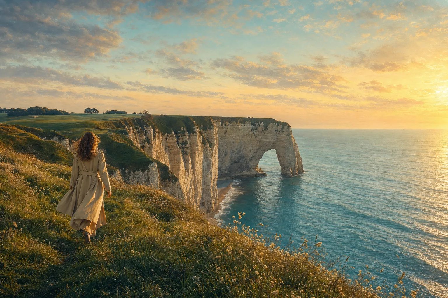 The coast of Normandy
